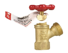 FAUCET 1/2" BRASS BOILER DRAIN FEMALE B&K