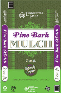 LANDSCAPER'S PRIDE PINE BARK MULCH 2CF