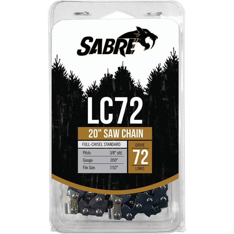 092-3726C Sabre Chain Loop Clamshell 72 DL: 20"