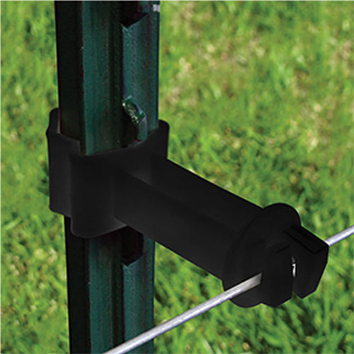 Patriot 820028 2 in. Wrap-Around T-Post Extender Insulator; Black