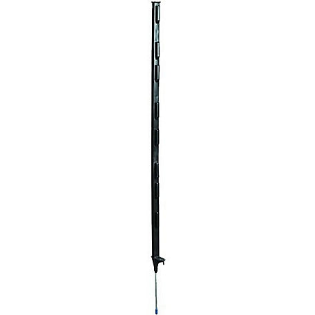 FENCE POST ELECTRIC PLASTIC BLA-BLACK : 48"