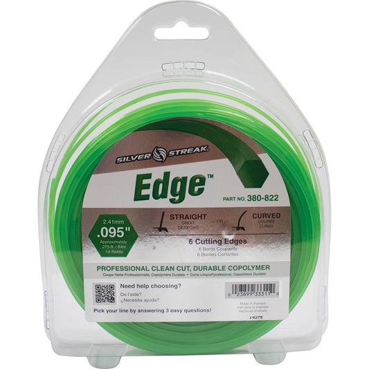 Silver Streak Edge Trimmer Line .095 1 lb. Donut