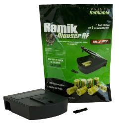 RAMIK Mouser Rf Refillable Mouse Bait Station (8-refill)