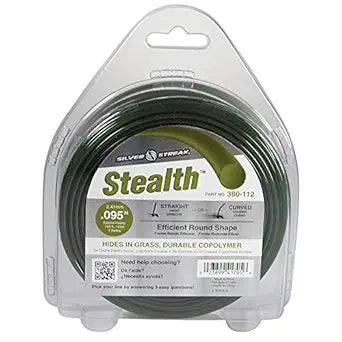 Silver Streak Stealth Trimmer Line .095 1 lb. Donut