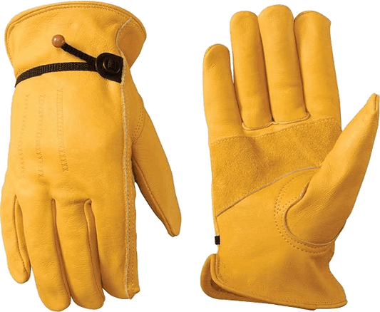 Wells Lamont Men's Cowhide Leather Work Gloves 1132L