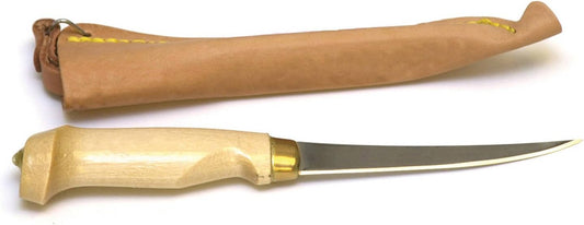 Eagle Claw 03050-002 Knife, Wood Handle Fillet, 6" Blade