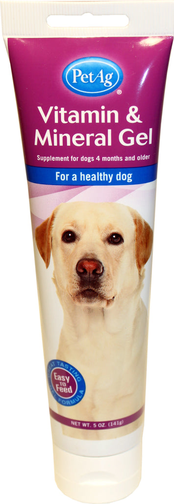 Pet Ag Inc - Vitamin & Mineral Gel For Dogs : 5 OZ