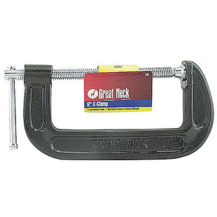 Great Neck Saw CC6 Great Neck 6 inch C-Clamp Black