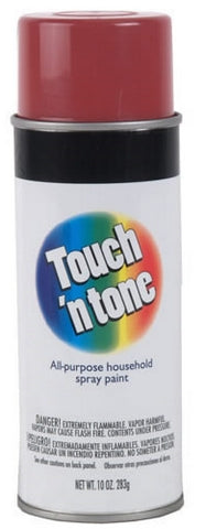 Touch n Tone 55270830 Cherry Red Gloss All Purpose Spray Paint 10 Ounce