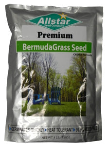 Common Bermudagrass, Hulled & Coated - 1 lb