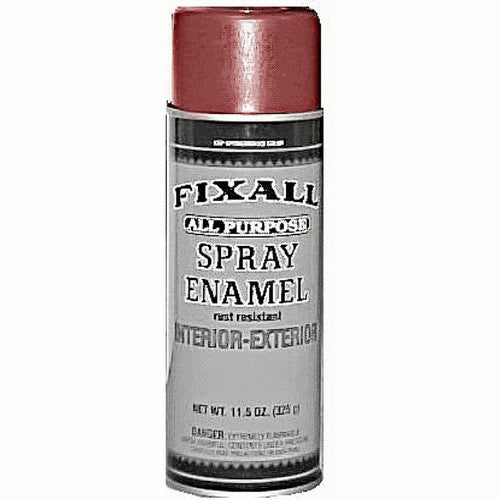 Fixall F1319 All Purpose Primer Spray Enamel, 12 oz Aerosol Spray Can, Red