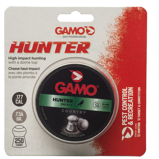 AMMO PELLETS .177 250 PK GAMO HUNTER