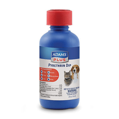 Adams Plus Flea & Tick Dip Pyrethrin - 4 oz