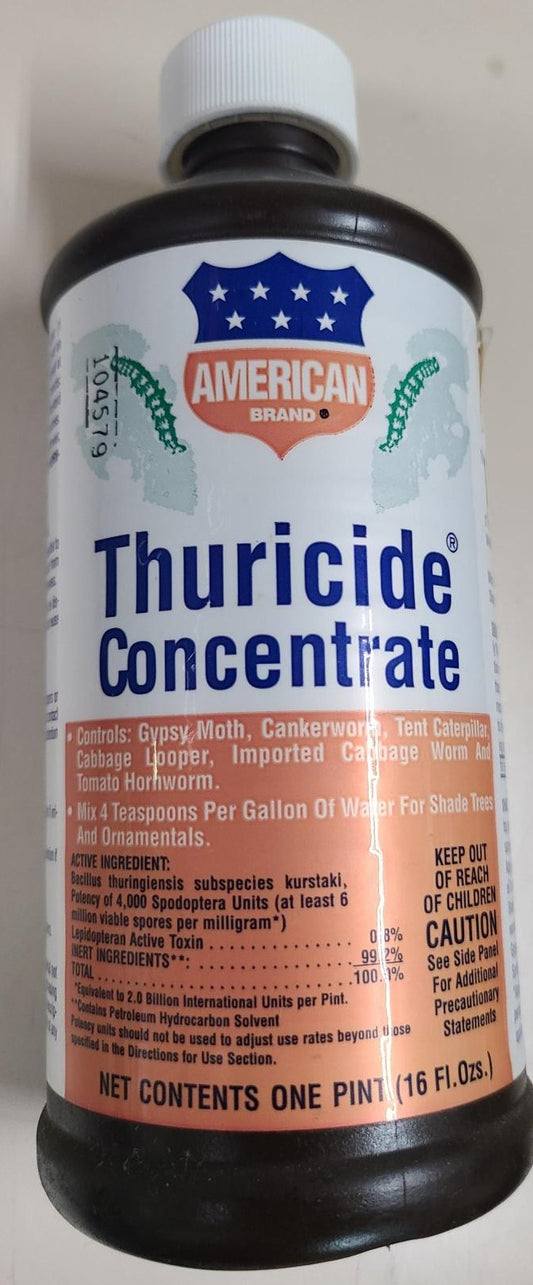 THURICIDE INSECTICIDE 1PT-LIQUID : 1 PT