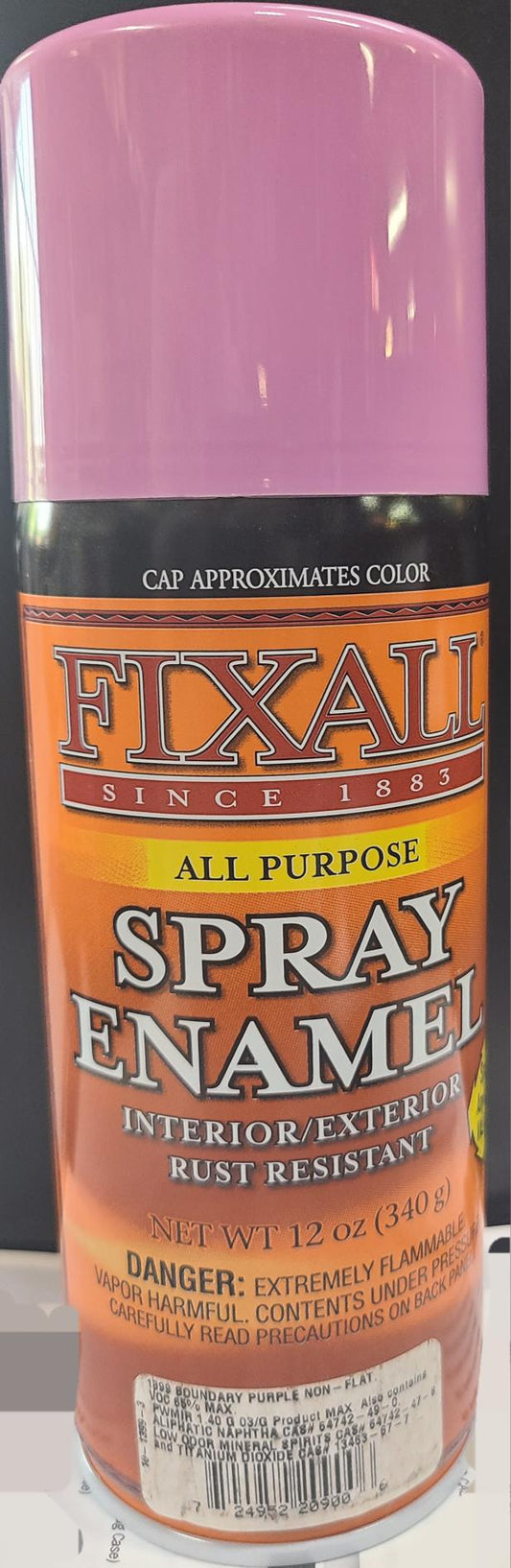 PAINT 12 OZ PURPLE FIXALL PURPLE ENAME SPARY PAINT : 12 OZ.