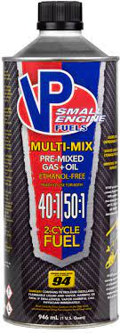 VP MULTI-MIX 40:1/50:1 PRE-MIXED 2 CYCLE FUEL 1 QT