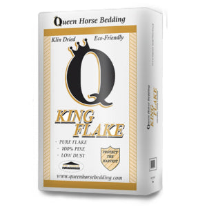 KING FLAKE 9.5 CUBIC FEET : QUEEN HORSE BEDDING