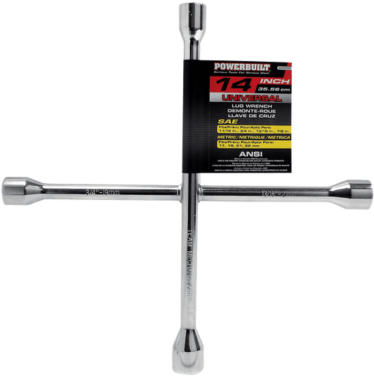 14" 4Way Powerbuilt Lug Wrench 01300230