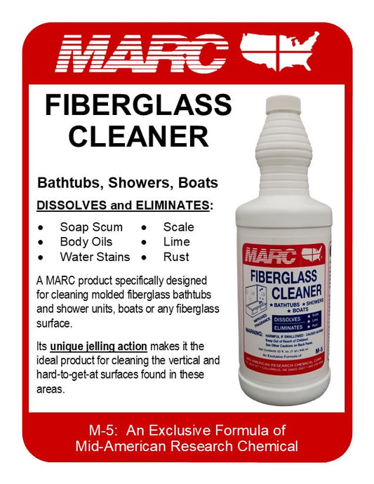 MARC 5 FIBERGLASS CLEANER 32 OZ.