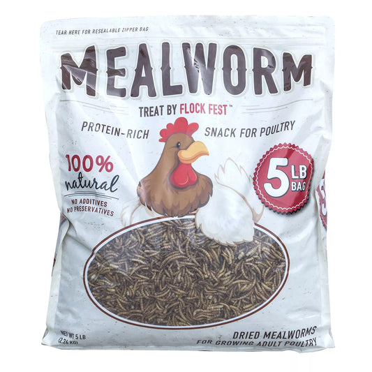 Buffalo 5# Dried Meal Worm