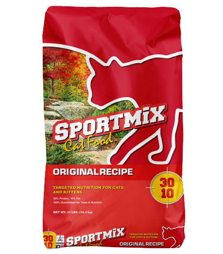 CAT FOOD 30/10 ORIGINAL RECIPE RED 15# - SPORTMIX®