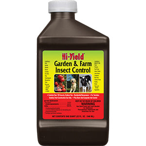 Hi-Yield Garden & Farm Insect Control : 1 QT